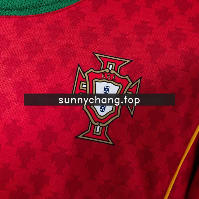 Portugal 2004 Home Retro Jersey - 图片 4