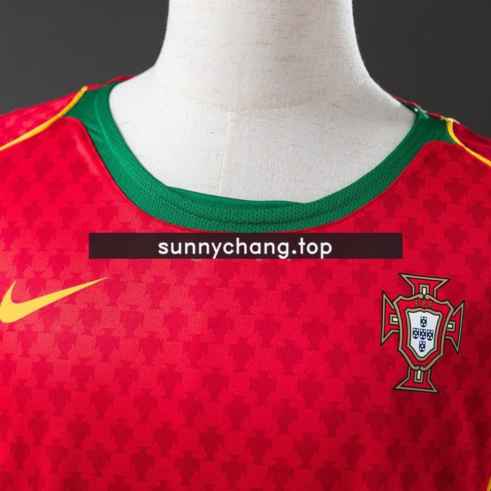 Portugal 2004 Home Retro Jersey - 图片 6
