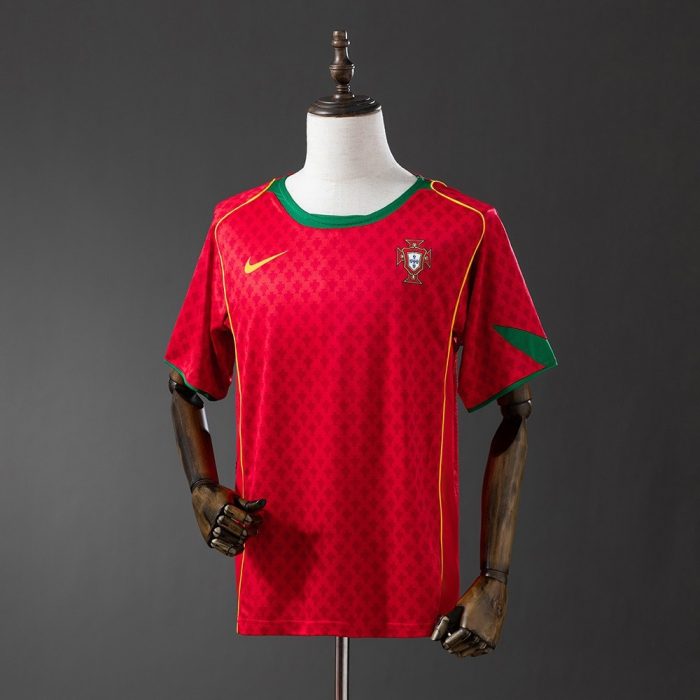 Portugal 2004 Home Retro Jersey - 图片 8