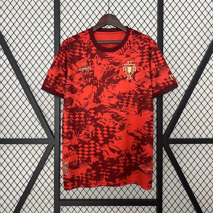 2024 Portugal Training Wear Red - 图片 5