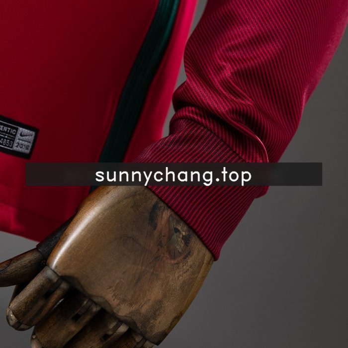 Portugal 2016 Home Long Sleeve Retro Jersey - 图片 3
