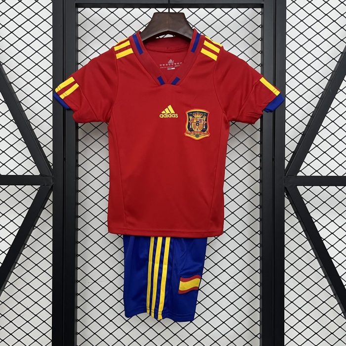 Spain 2010 Home Kids Jersey - 图片 7