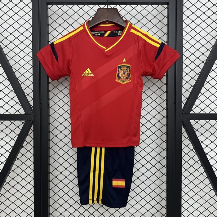 Spain 2012 Home Kids Jersey - 图片 8