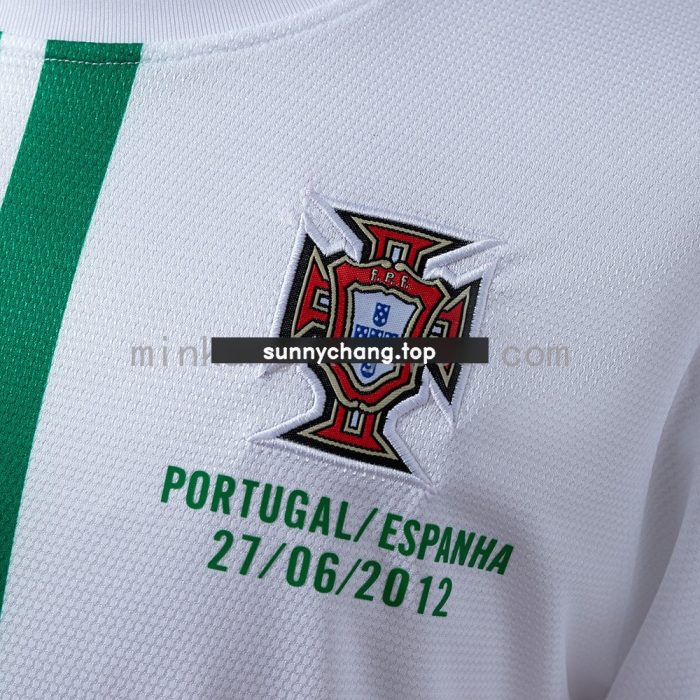 Portugal 2012 Away Long Sleeve Retro Jersey - 图片 4