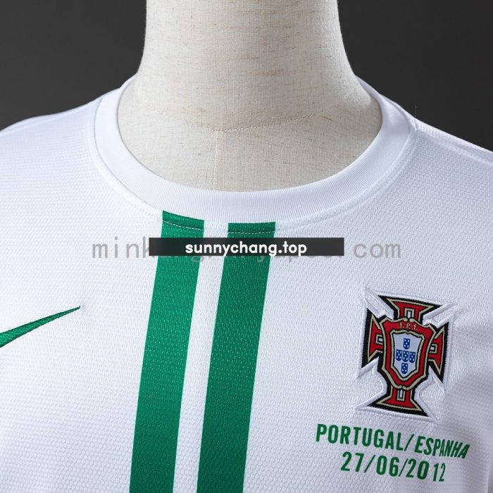 Portugal 2012 Away Long Sleeve Retro Jersey - 图片 6
