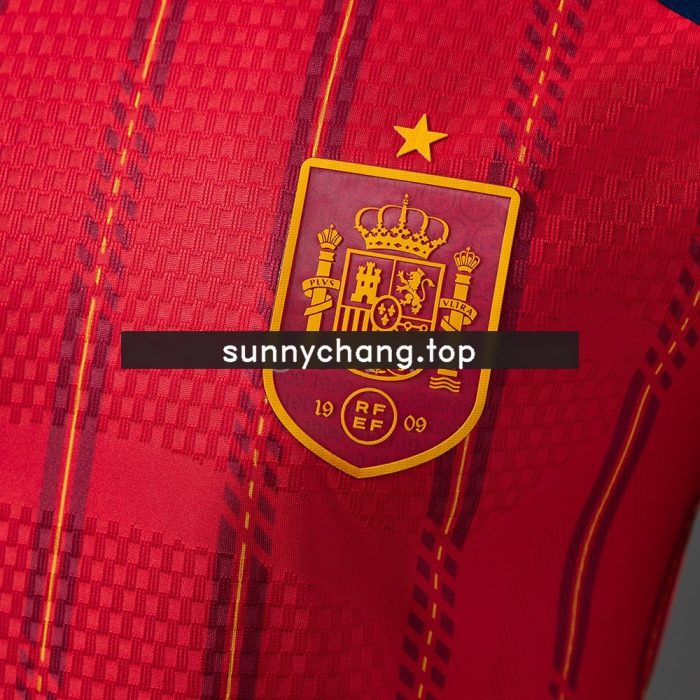 Spain 2026 Home Long-Sleeve Player Version Jersey - 图片 8