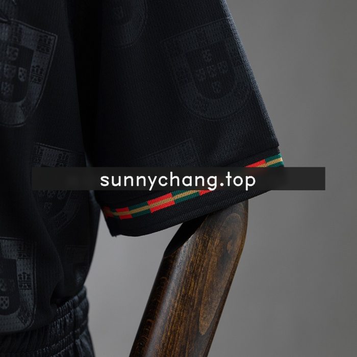 Portugal 2026 Black Kids Kit Jersey - 图片 5