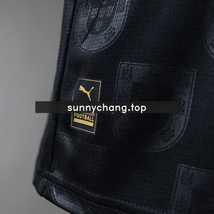 Portugal 2026 Black Kids Kit Jersey - 图片 8