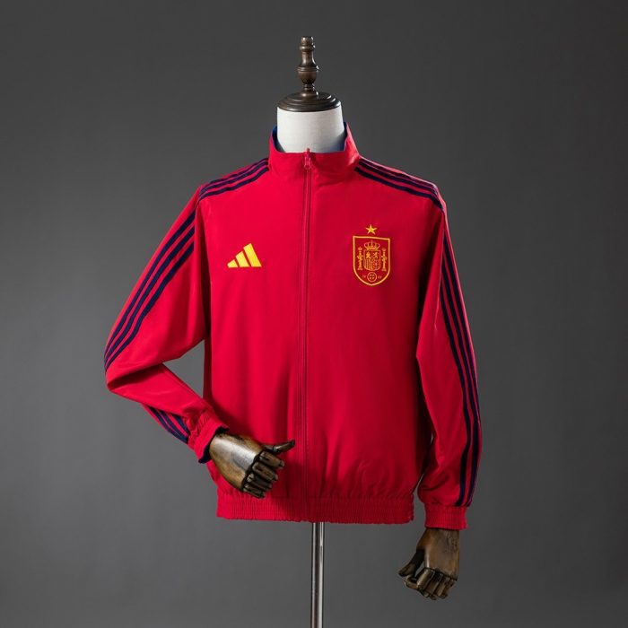 Spain 2026 Reversible Jacket Windbreaker - Red & Blue - 图片 3