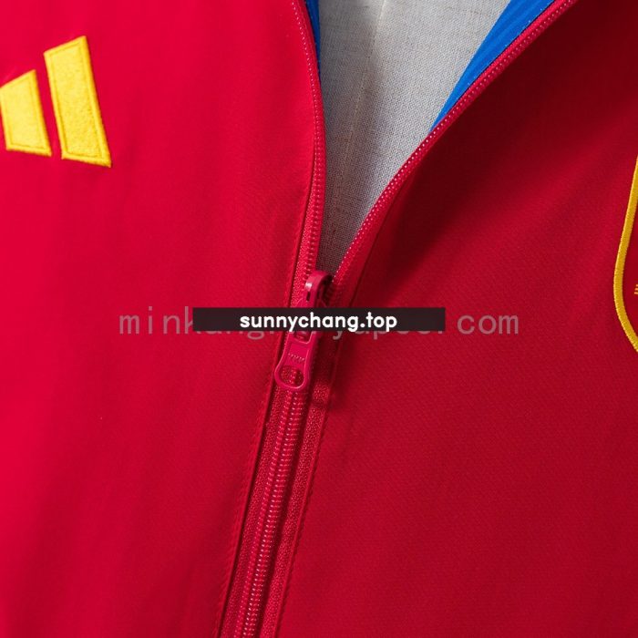 Spain 2026 Reversible Jacket Windbreaker - Red & Blue - 图片 7