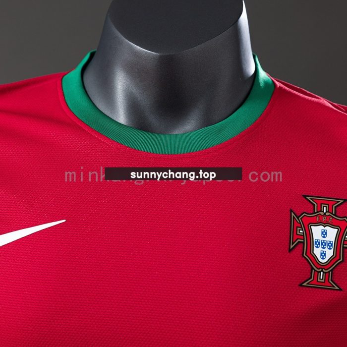 Portugal 2012 Home Player Version Retro Jersey - 图片 6