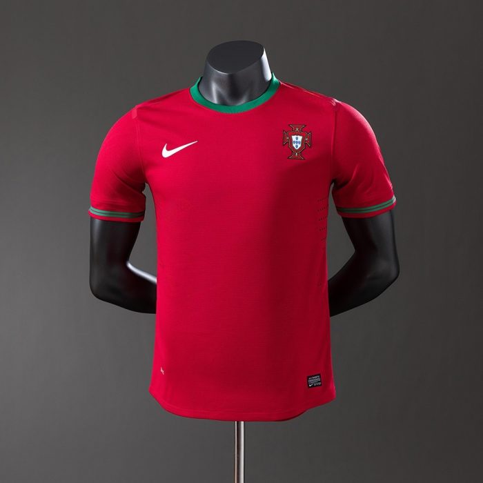 Portugal 2012 Home Player Version Retro Jersey - 图片 8