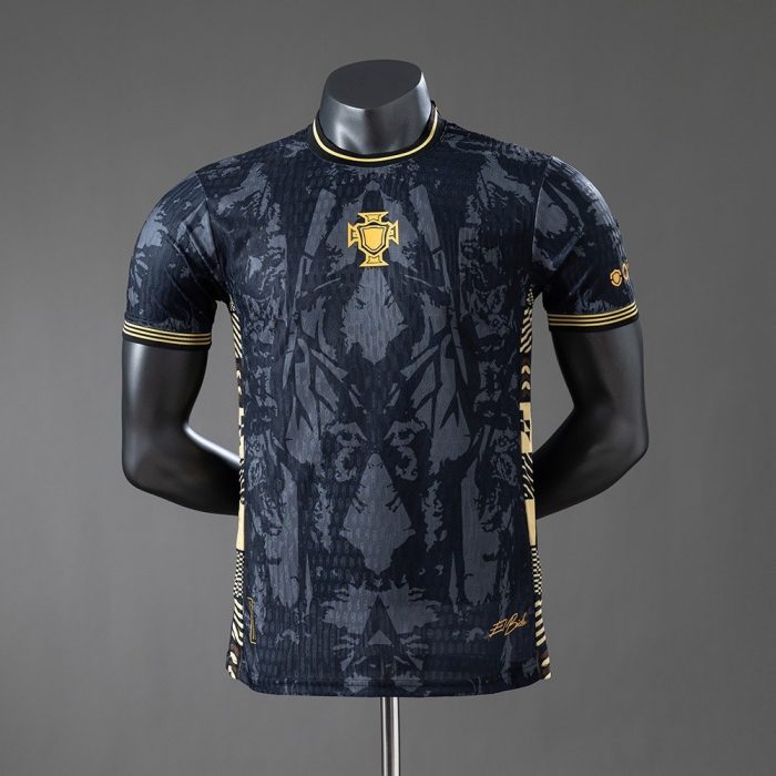 Portugal 2026 Special Edition Player Version Black Jersey - 图片 2