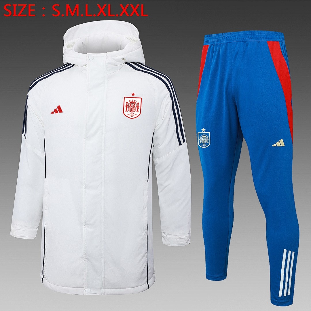 Spain 24/25 White Cotton Jacket