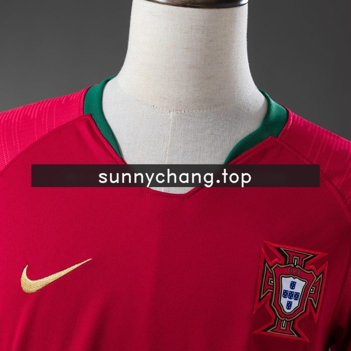 Portugal 2018 Home Long-Sleeved Retro Jersey - 图片 8