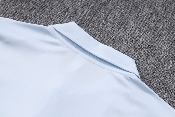 Spain 22/23 Polo Shirt Light Blue - 图片 4