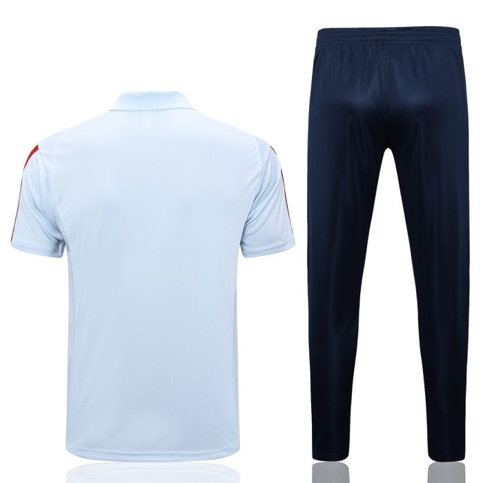 Spain 22/23 Polo Shirt Light Blue - 图片 7