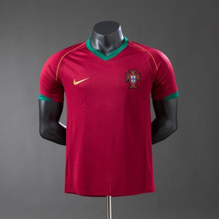 Portugal 2006 Home Retro Player Version Jersey - 图片 3