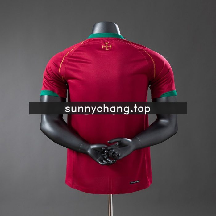 Portugal 2006 Home Retro Player Version Jersey - 图片 4