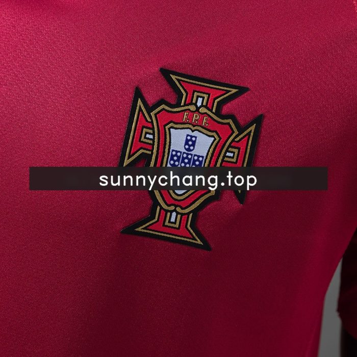 Portugal 2006 Home Retro Player Version Jersey - 图片 7