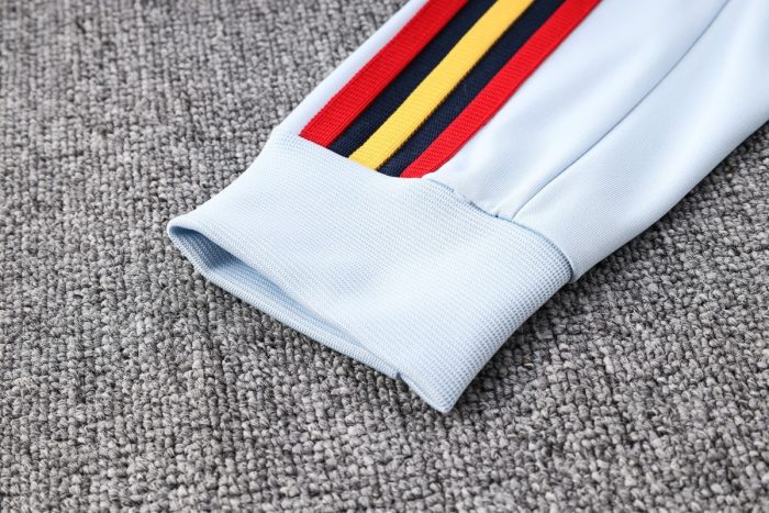 Spain 22/23 Light Blue Long Zip Jacket - 图片 5
