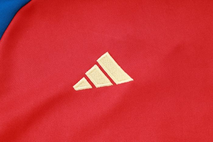 Spain 24-25 Red Half-Zip Jacket - 图片 6