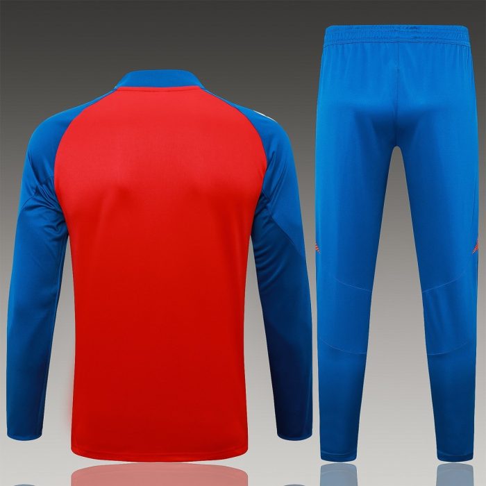 Spain 24-25 Red Half-Zip Jacket - 图片 7