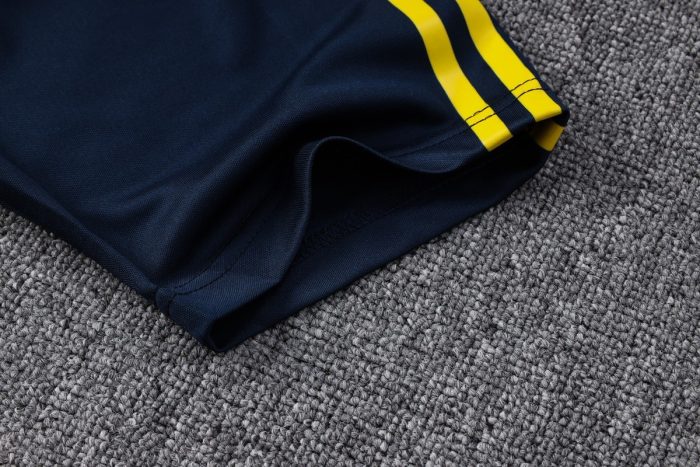 Spain 22-23 Light Blue Short Sleeve Training Suit - 图片 4