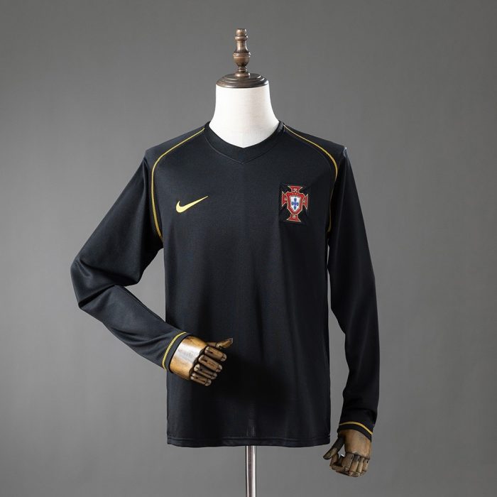 Portugal 2006 Away Long-Sleeve Retro Jersey - 图片 2