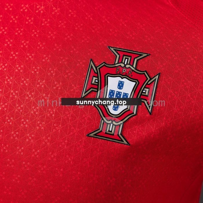 Portugal 2025 Home Long Sleeve Player Version Jersey - 图片 5