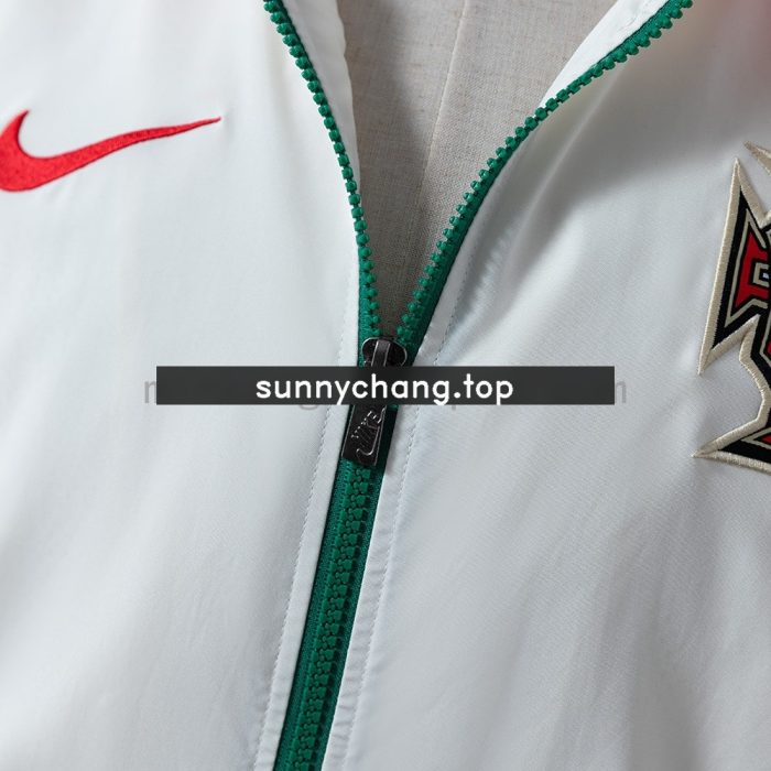 Portugal 10/11 N98 Windbreaker - White - 图片 6