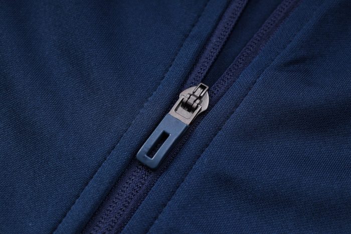 Spain 22/23 Long Zip Jacket Navy Blue - 图片 4