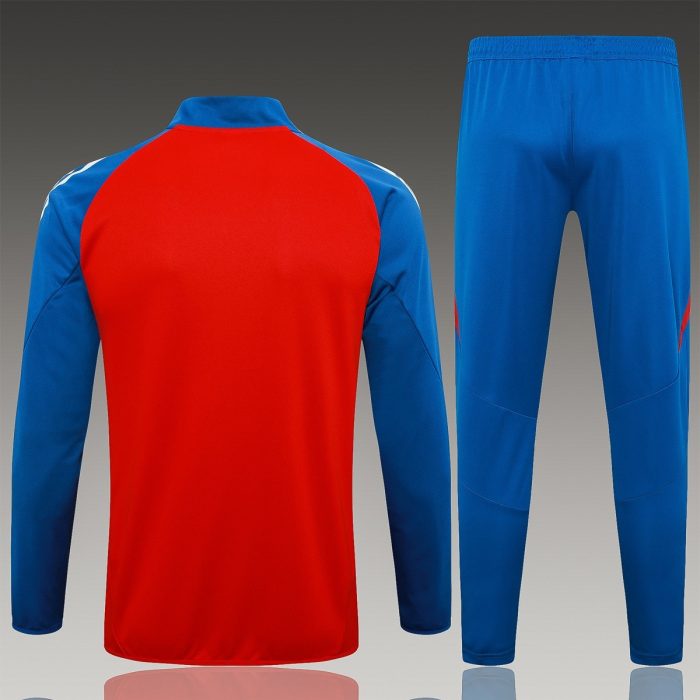 Spain 24-25 Red Long Zip Jacket - 图片 2