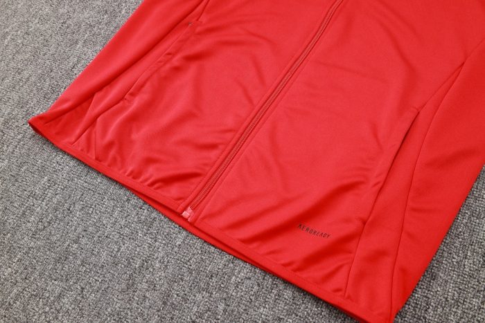 Spain 24-25 Red Long Zip Jacket - 图片 8