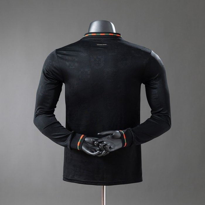 Portugal 2026 Special Edition Black Panther Long-Sleeve Player Version Jersey - 图片 3