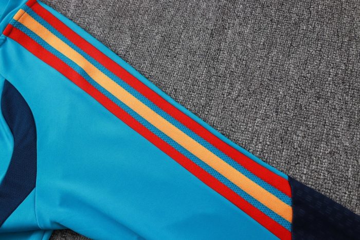 Spain Blue Semi-Zip Jacket - 图片 5