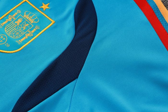 Spain Blue Semi-Zip Jacket - 图片 6