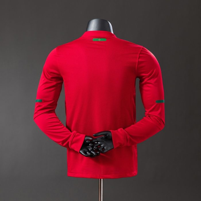 Portugal 2010 Player Version Home Jersey Long Sleeve - 图片 7