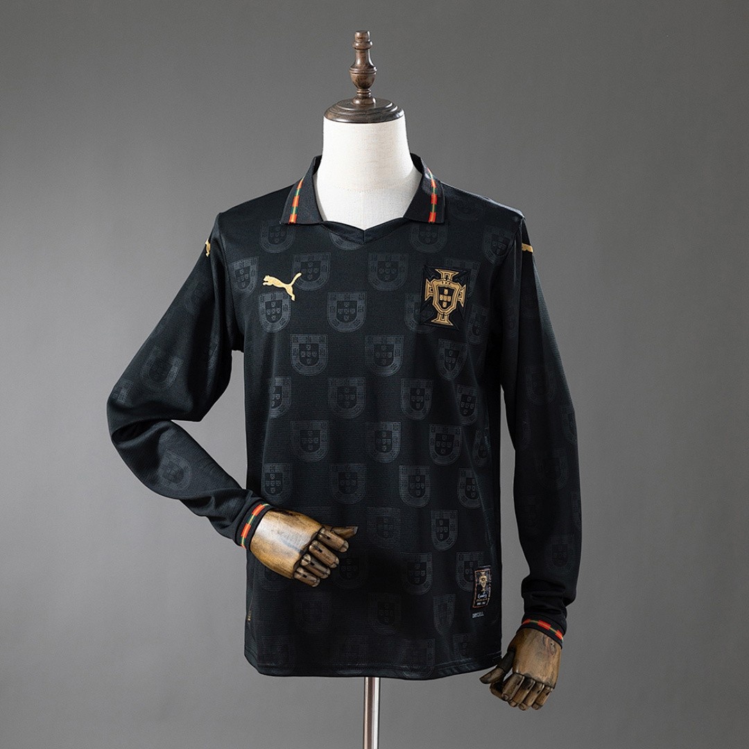 Portugal 2026 Special Edition Black Panther Long-Sleeve Jersey