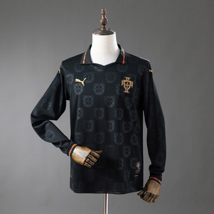 Portugal 2026 Special Edition Black Panther Long-Sleeve Jersey - 图片 2