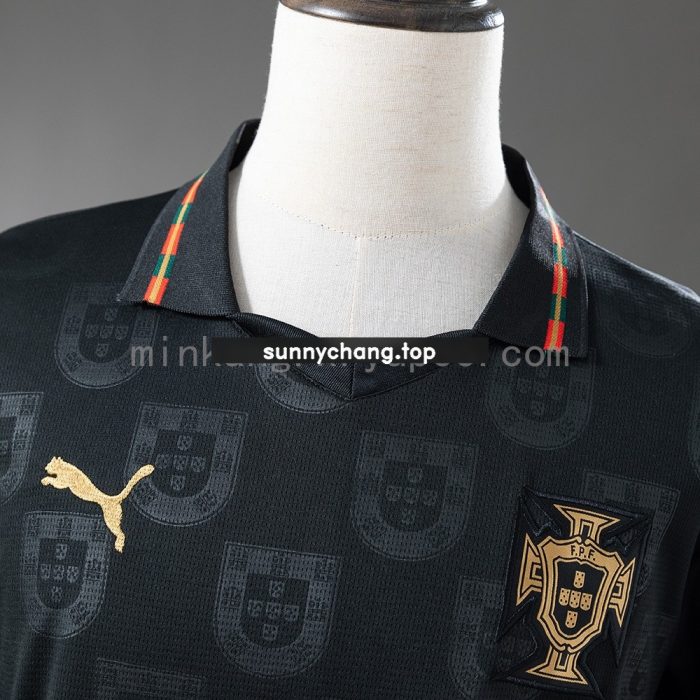 Portugal 2026 Special Edition Black Panther Long-Sleeve Jersey - 图片 9