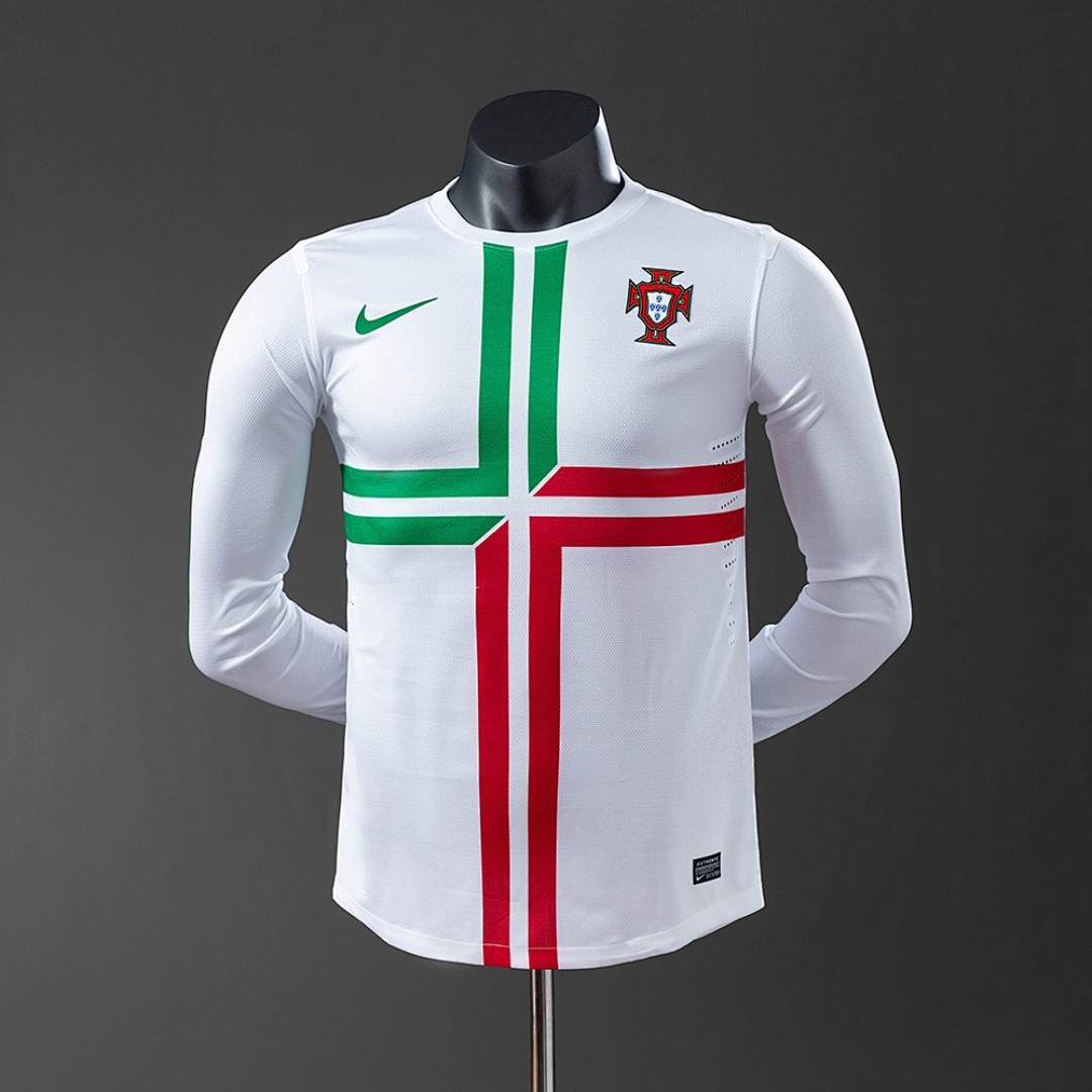 Portugal 2012 Away Long Sleeve Player Version Jersey