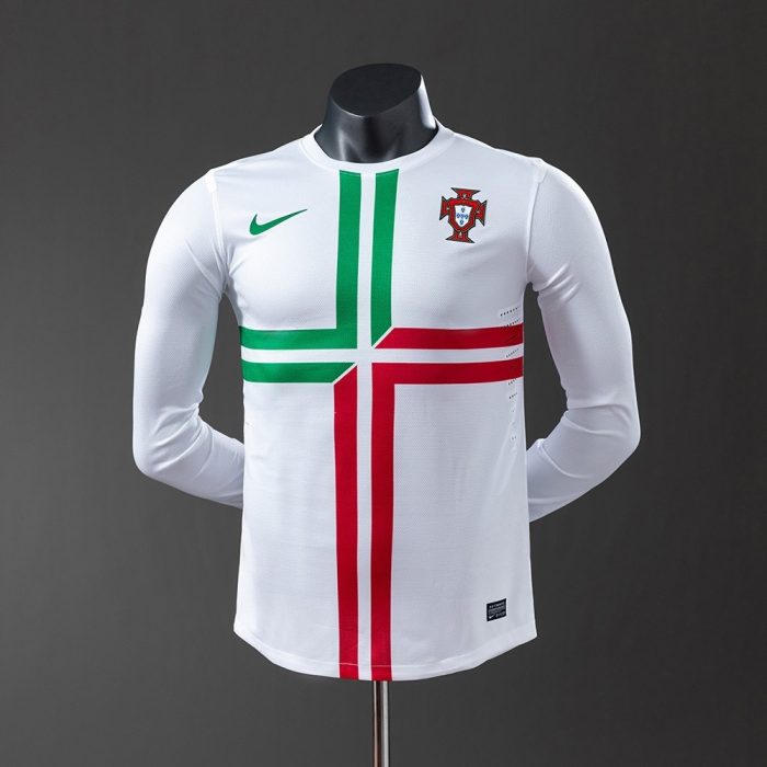 Portugal 2012 Away Long Sleeve Player Version Jersey - 图片 8