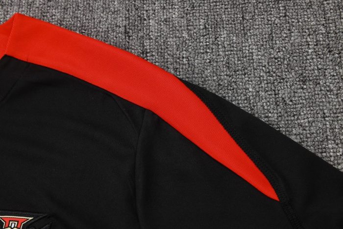 Portugal 24-25 Black Short Sleeve Training Shirt - 图片 8