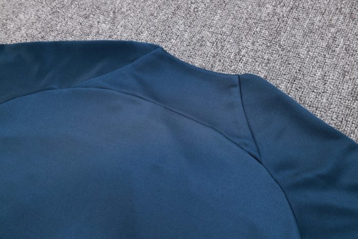 Portugal 23/24 Half-Zip Jacket Navy Blue - 图片 5