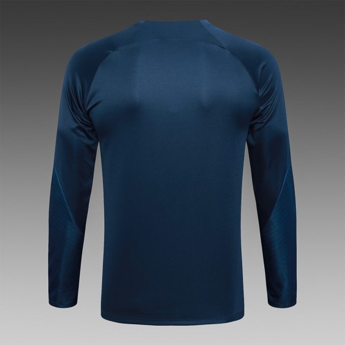 Portugal 23/24 Half-Zip Jacket Navy Blue - 图片 8