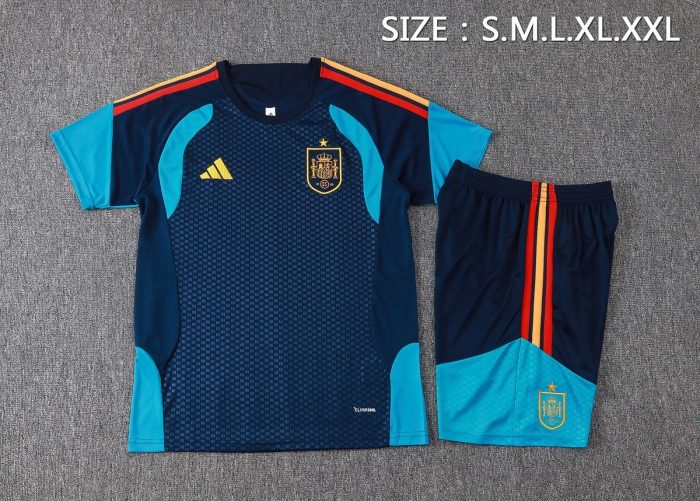 Spain Short Sleeve Training Shirt - 图片 2