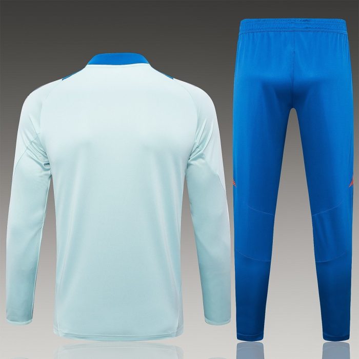 Spain 24-25 Half-Zip Jacket Light Blue - 图片 7
