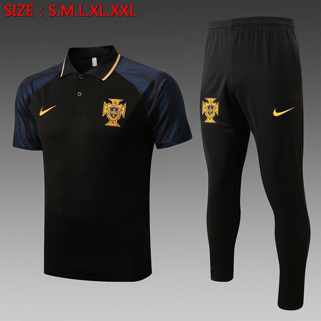Portugal 22/23 Black Polo