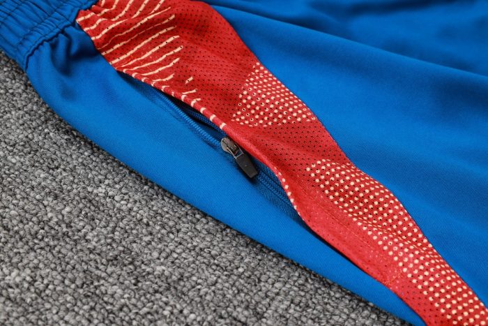 Spain 24-25 Red Short Sleeve Training Set with 5-Inch Shorts - 图片 3